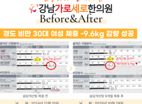[-9.6kg] 습담개선탕 복용 전후사진